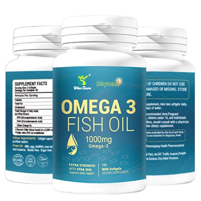Omega3软胶囊厂家 - 2160mg脑健康补充剂