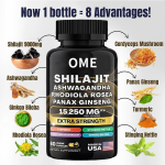 Shilajit Capsules Factory - Pure Himalayan Ashwagandha Ginseng
