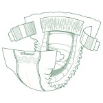 Disposable Diapers Supplier - Fabric Cotton Plant Based Samples