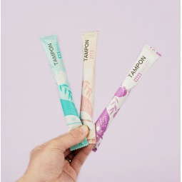 卫生棉条工厂 - 有机棉导管女性卫生