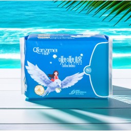 卫生巾工厂 - 柔软棉竹纤维加大