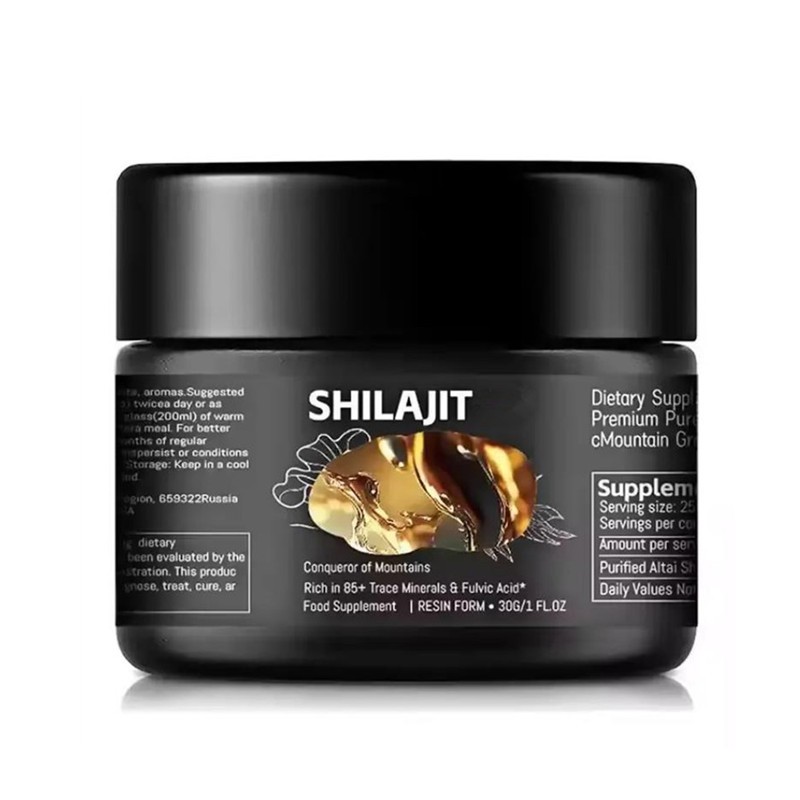 Shilajit Resin Factory - Private Label 85+ Trace Minerals Fulvic Acid