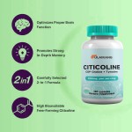 Citicoline Capsules Supplier - 500mg Bulk Dietary Supplement