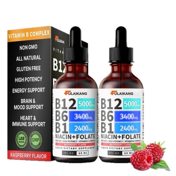 Vitamin B12 Drops Supplier - TikTok Hot Selling Brain Health Supplement