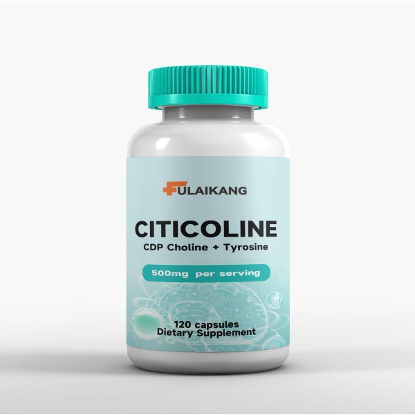 Citicoline Capsules Supplier - 500mg Bulk Dietary Supplement