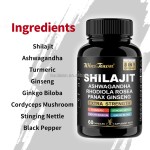 Health Supplements Capsules Supplier - OEM Custom Honey Ashwagandha Shilajit
