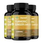 Turmeric Curcumin Capsules Supplier - OEM Custom Ginger Herbal Supplements