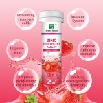 Zinc Effervescent Tablets Factory - OEM Custom Vitamin C Zinc 1000mg