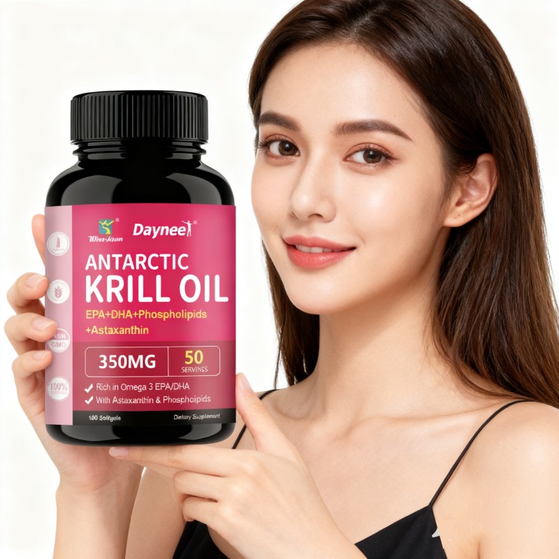 Antarctic Krill Oil Capsules Factory - OEM Custom Omega-3 EPA DHA Phospholipids