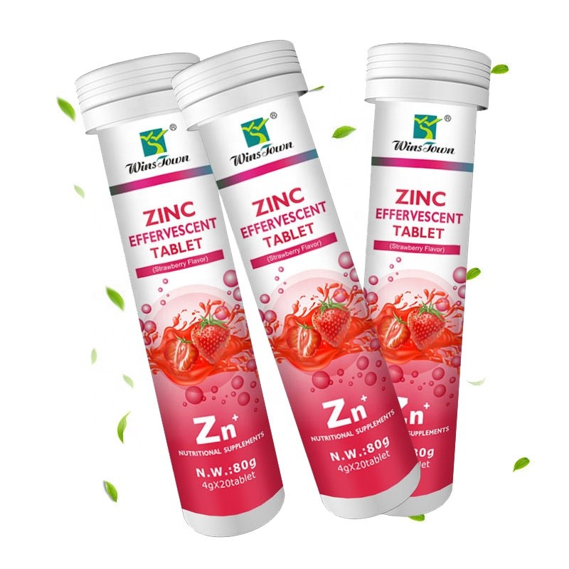 Zinc Effervescent Tablets Manufacturer - OEM Custom Vitamin C Zinc Whitening