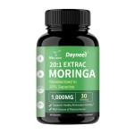 Moringa Leaf Capsules Factory - OEM Custom 1000mg Weight Loss Support
