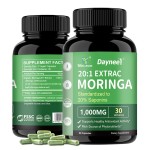 Moringa Leaf Capsules Factory - OEM Custom 1000mg Weight Loss Support