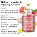 Hair Skin Nails Gummies Factory - OEM Custom Vegan Biotin Vitamin Supplements