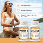 Vitamin E Softgels Supplier - OEM Custom Natural Source Adult Supplement