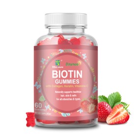 Hair Skin Nails Gummies Factory - OEM Custom Vegan Biotin Vitamin Supplements