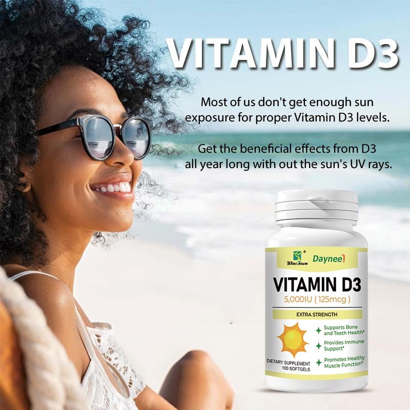 Vitamin D3 Softgel Supplier - OEM Custom Food Grade Vitamin D Capsule