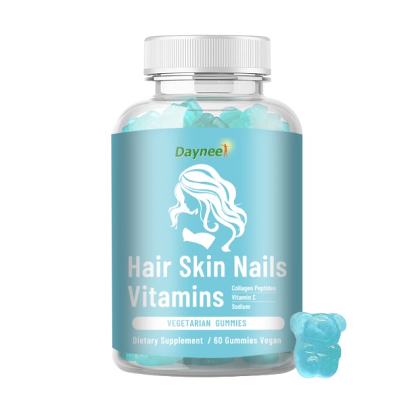 Hair Vitamin Gummies Factory - OEM Custom Biotin Collagen Keratin Growth