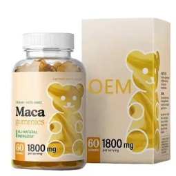 Maca Gummies Supplier - OEM Energy Mood Boost Organic Extract