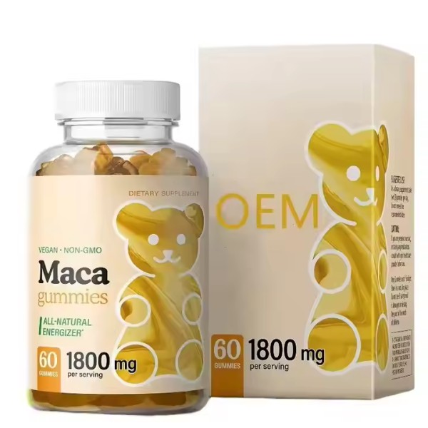 Maca Gummies Supplier - OEM Energy Mood Boost Organic Extract