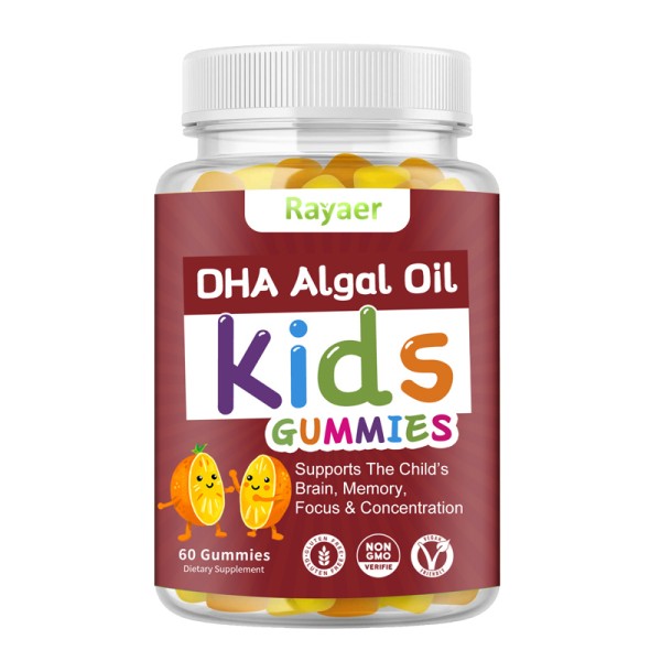 DHA Algae Oil Gummies Manufacturer - OEM Kids Immunity Support
