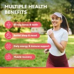 钙镁锌软糖供应商 - 可定制D3 K2 B12 B6柠檬酸盐