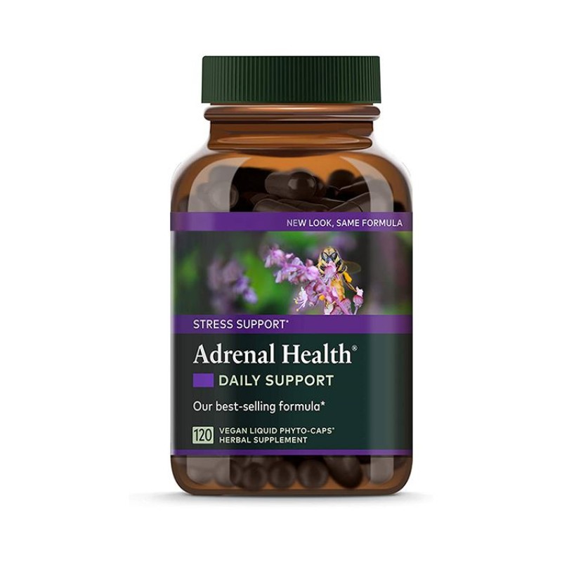 Natural Formulation Natural Stress Relief and Adrenal Fatigue Supplement Vegan Liquid Adrenal Health Capsules