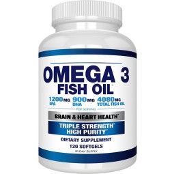 Private Label OEM High Quality 120 Pieces Deep Sea Omega 3 Fish Oil Softgel Capsules Food Supplement