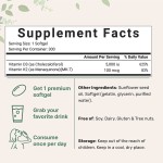 High Quantity 5000iu Vitamin D3 Capsules Softgel Organic Liposomal Vegan Vitamin D3 K2 Softgels for Support Immune Bone