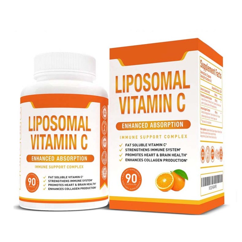Private Label Professional Manufacturer 100% Nature  Immune System Support Liposomal Vitamin C Gummies