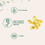 High Quantity 5000iu Vitamin D3 Capsules Softgel Organic Liposomal Vegan Vitamin D3 K2 Softgels for Support Immune Bone