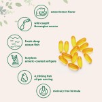MICYDELAS Tiktok Hot Sale OMEGA-3 Fish Oil 4200mg Per Serving 1200mg EPA 900mg DHA