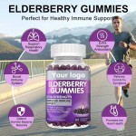 Private Label Immune Support Antioxidants Organic Sambucus Elderberry Supplement Daily Gummies