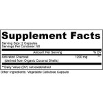Hot Sale Natural Supplement for Digestive System Bloating Detoxification Teeth Whitening Activated Coconut Charcoal Capsule