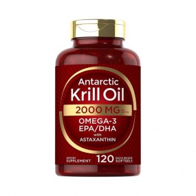 Customized Good Quality Natural With Astaxanthin and Phospholipids Antarctic Krill Oil Capsule
