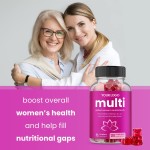 Private Label Factory Wholesale Support Holistic Health Daily Dietary Supplement Multivitamin Gummy for Women Vitamins Newborn