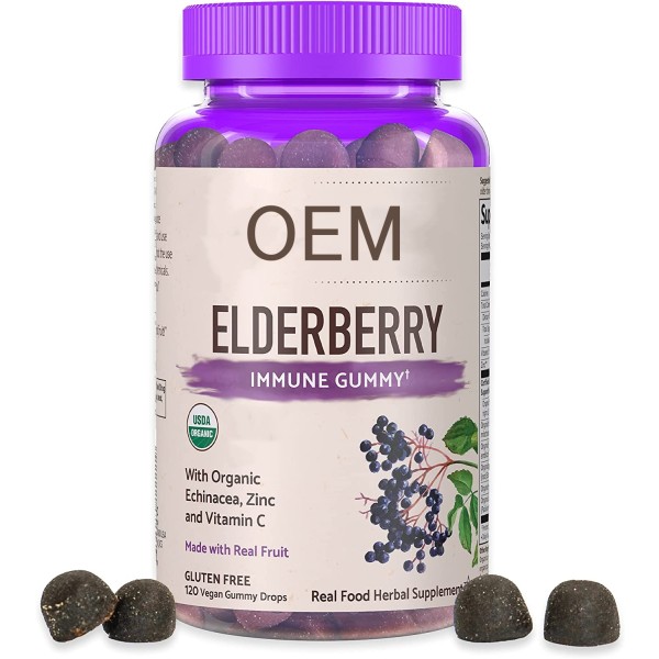 Elderberry Gummies Supplier - Private Label Organic Sambucus