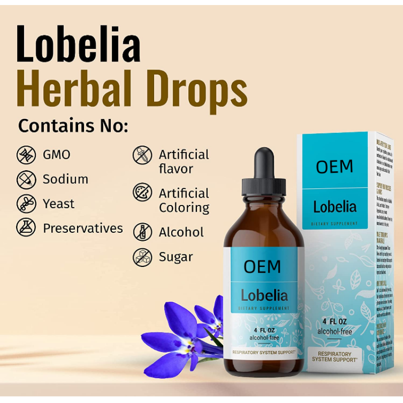 Lobelia Herb Drops Supplier - JULONG Private Label Bulk
