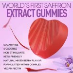 Saffron Extract Gummies Supplier - OEM ODM Herbal Energy Positive Mood Supplement