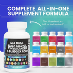 Sea Moss Capsules Manufacturer - Private Label Customized All-in-One Adult