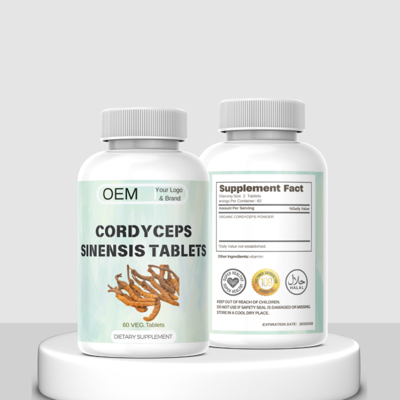 Cordyceps Sinensis Tablets Manufacturer - OEM Custom Herbal Health Supplement