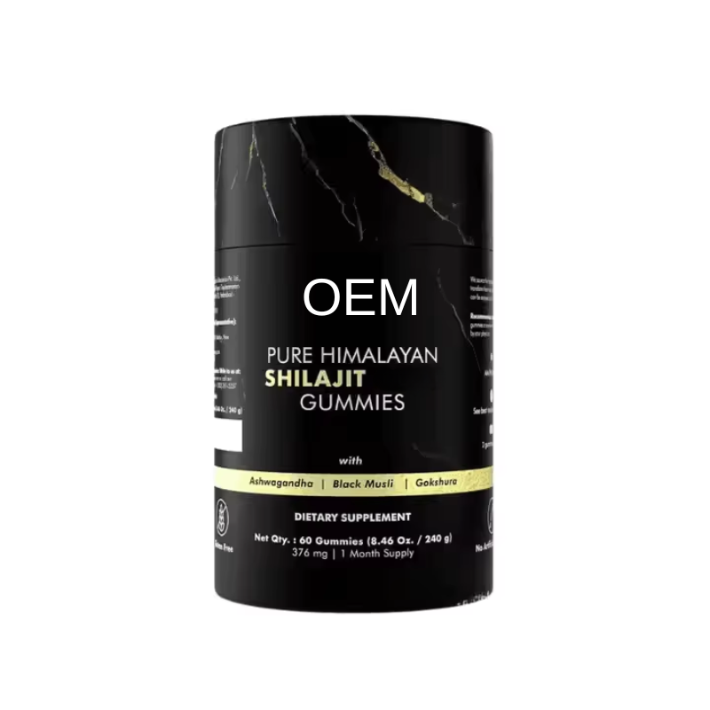 Shilajit Gummy Factory - OEM ODM Pure Himalayan Energy Heart Blood