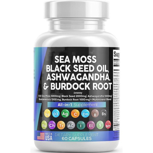 Sea Moss Capsules Manufacturer - Private Label Customized All-in-One Adult