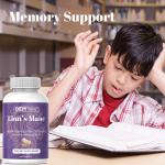 Lion's Mane Capsules Factory - Private Label 5 in 1 Mushroom Men Health Focus