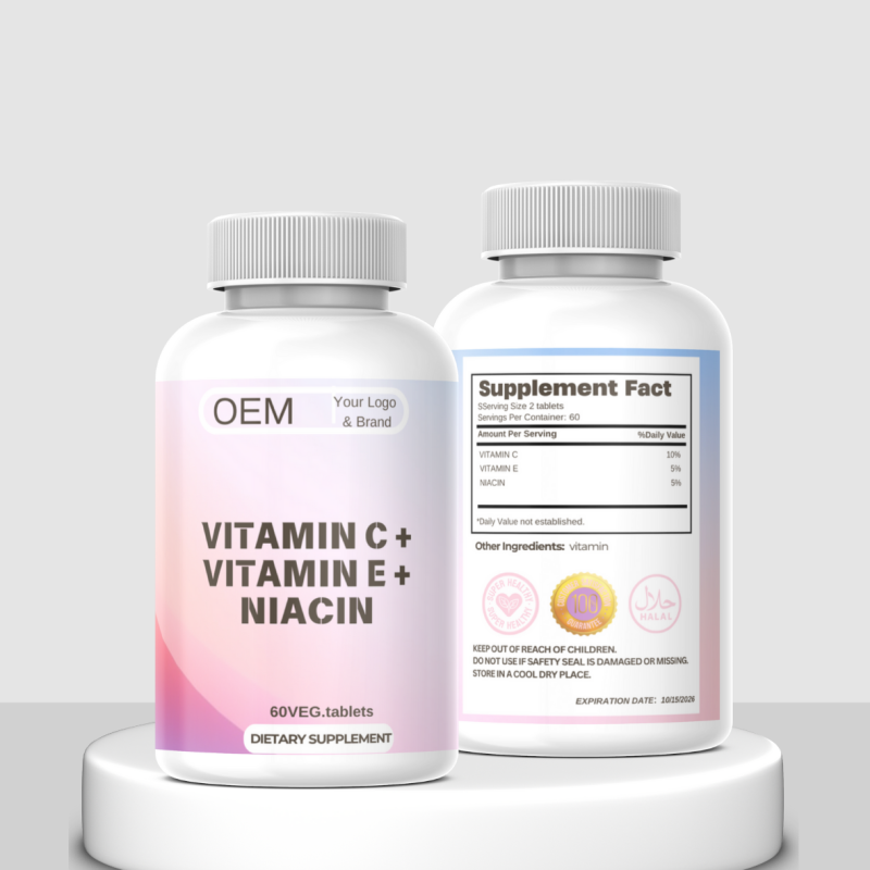 Vitamin C Chewing Tablets Supplier - OEM Custom Vitamin E Niacin Collagen Anti-Aging