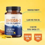Fish Oil Softgel Capsules Factory - Factory Supply Top Quality Omega-3 EPA DHA
