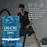 Creatine Monohydrate Gummies Factory - OEM Private Label Blueberry Pre-workout Gym