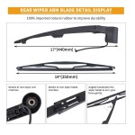 Rear Wiper Set Factory - Chevrolet Trailblazer GMC Envoy