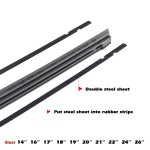 Car Wiper Blade Manufacturer - Hybrid Rubber Refills 8.5mm