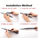 Rear Wiper Set Factory - Peugeot 5008 2009-2019