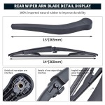 Rear Wiper Set Factory - Dodge Durango 2004-2009 Kit